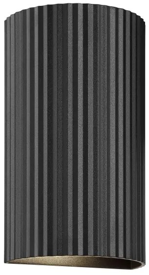 Brilliant - Nástenné svietidlo UNDULA 2xGU10/10W/230V čierna