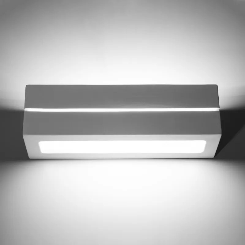 VEGA LINE Nástenné keramické svetlo, biela SL.0231 - Sollux