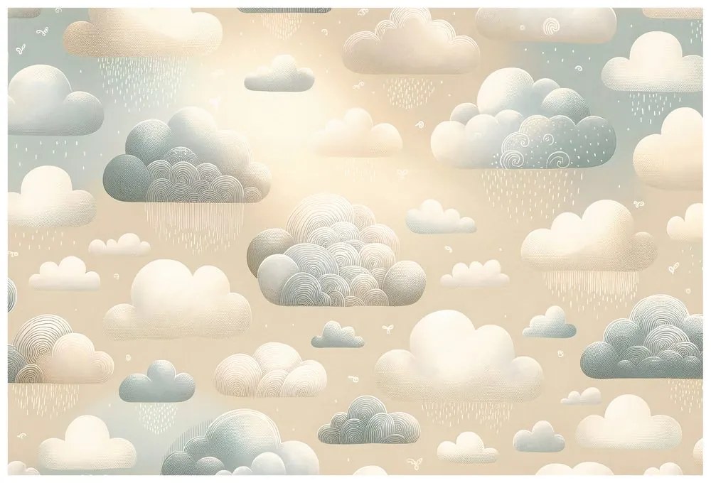 Fototapeta rozprávkové dažďové mraky