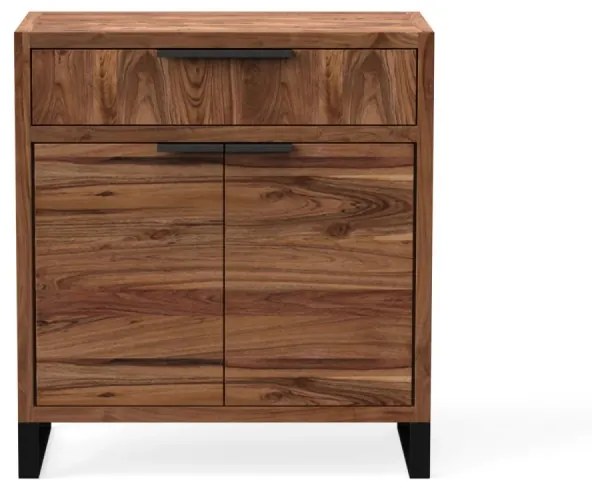 furniture-nabytek.cz - Masívna komoda Sydney z akácie, lakovaná, hnedá
