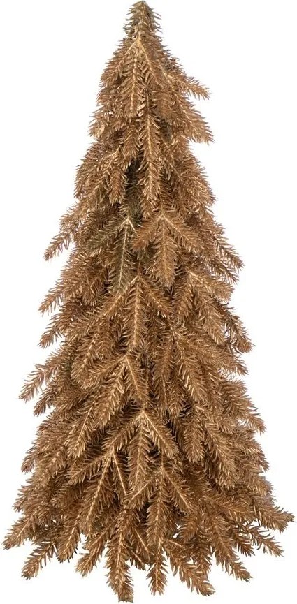 Bronzový vianočný smrekový stromček M - Ø 20*50 cm