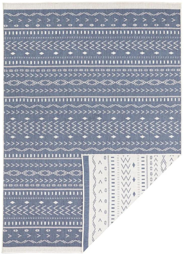 NORTHRUGS - Hanse Home koberce Kusový koberec Twin Supreme 103439 Kuba blue creme – na von aj na doma - 80x150 cm