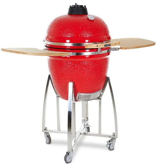 Kamado Keramický gril KLASIK SET 50cm Červený