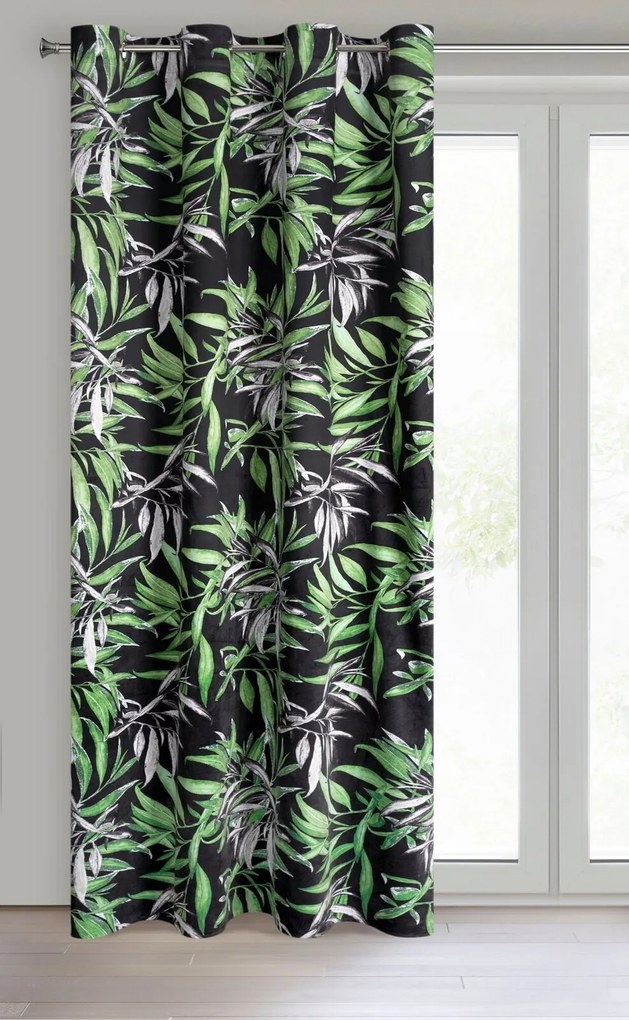 ZATEMŇOVACÍ ZÁVES NA KRÚŽKOCH PIERRE CARDIN ZOJA 140X250 CM VZOROVANÁ
