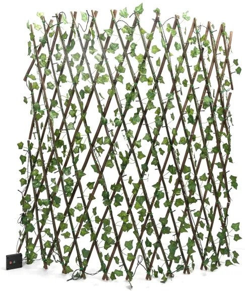 Aigostar - LED Solárna reťaz 148xLED/2x1,2m IP65 teplá biela ivy