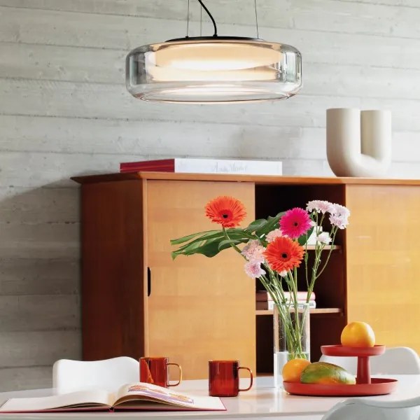 Ideal Lux 333045 TOPICO SP D45 závesné svietidlo D450mm LED 28W 2950/1340lm 3000K dymová