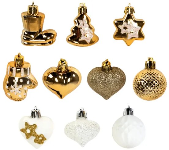 Vianočné ozdoby SYSD1688-147 (44ks)