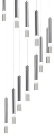 Luster na lanku ICE 12xLED/1W/230V