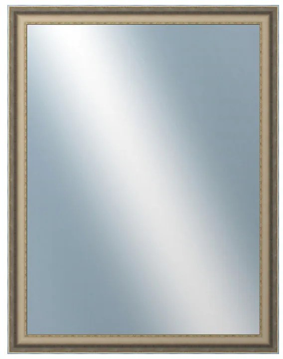 DANTIK - Zrkadlo v rámu, rozmer s rámom 70x90 cm z lišty DOPRODEJMETAL AG prehnutá veľká (3025)