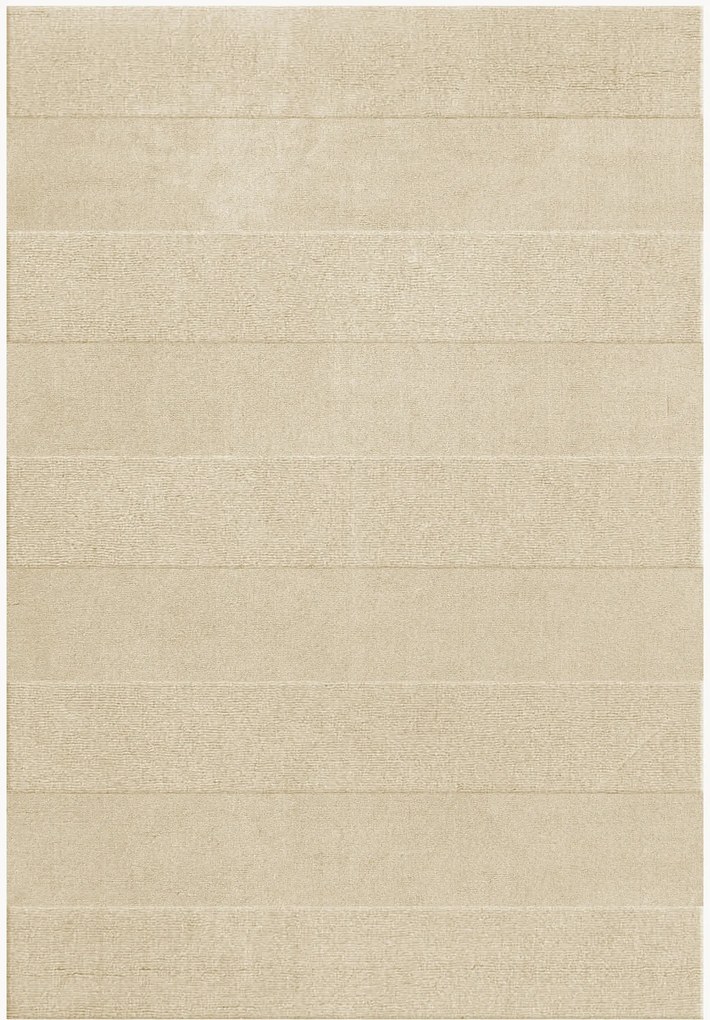 Ručne tkaný vlnený koberec's nízkym vlasom Sicilian Stripe