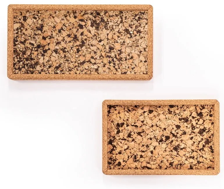 Korková tácka 14.5x28 cm Querco – ZicZac