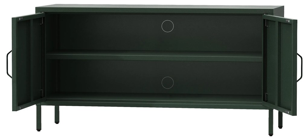TV stolík na nožičkách ROSA, 1150 x 595 x 400 mm, Modern: fľaškovo zelená farba