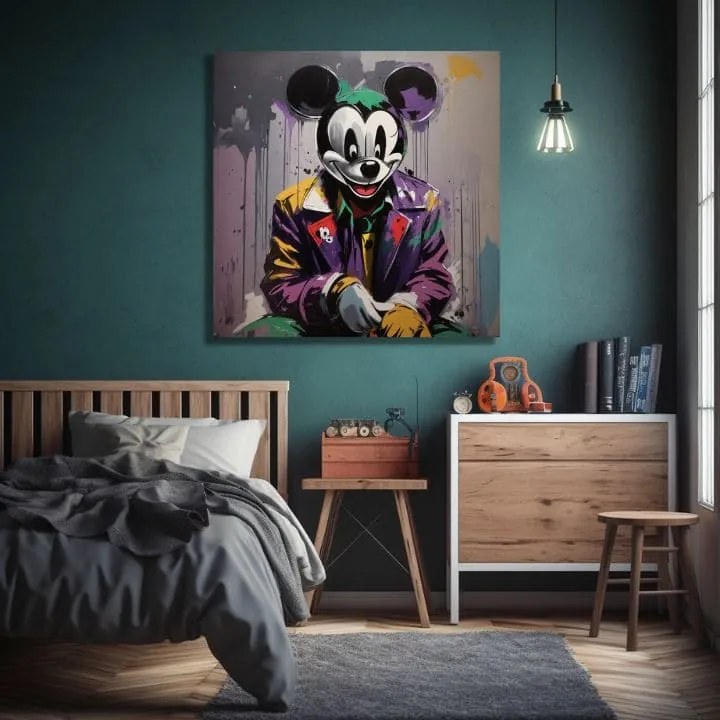 Obraz na plátne - Ochranca Mickey Mouse | different dimensions