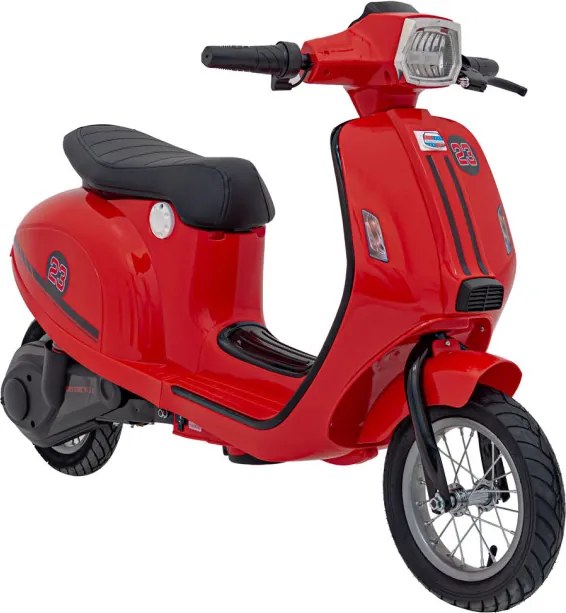 Elektrický skúter Retro 23 červený