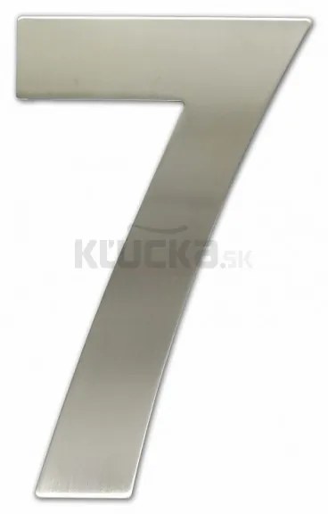 Číslica "7" fasádna 200mm NEREZ S, Nerezová oceľ