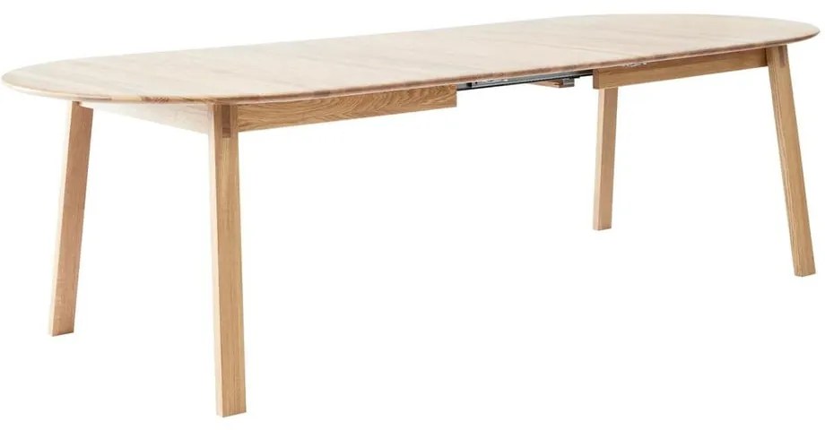 Rozkladací jedálenský stôl s prídavnou doskou z dubového dreva 100x220 cm Amalfi – Hammel Furniture