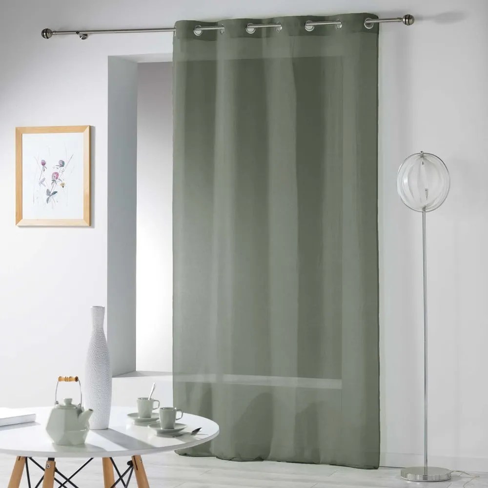 Kaki záclona 140x280 cm Telma – douceur d'intérieur