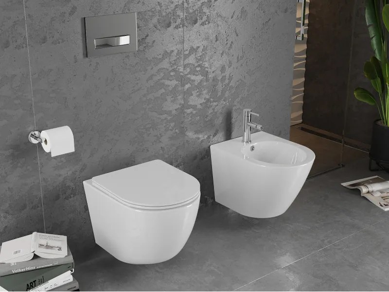 Mexen LENA, závesný bidet, 48 x 38 cm, biela, 35224800
