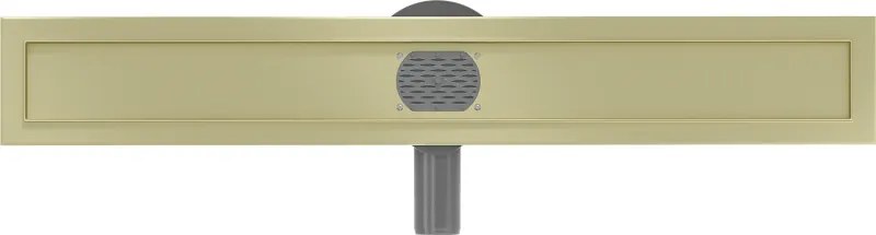 Mexen Flat 360°, telo žľabu 70 cm, zlatá matná, 1A40070