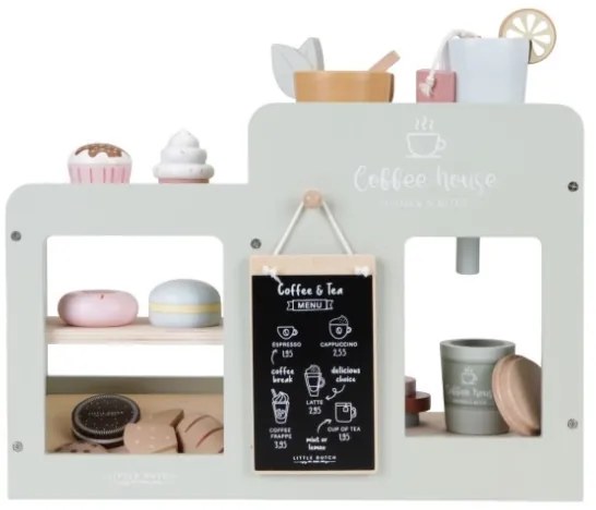 Little Dutch - Detský drevený kávovar s príslušenstvom BIG