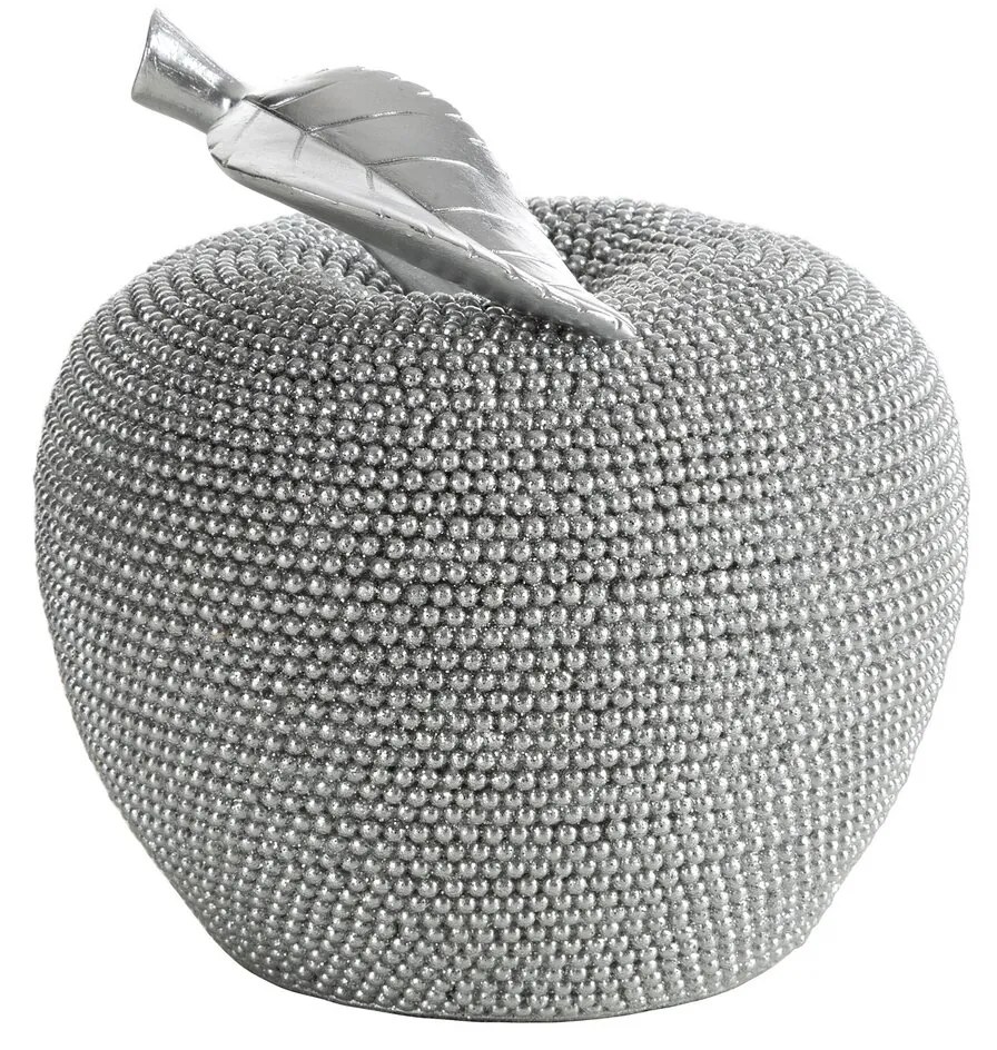 DEKORAČNÁ SOŠKA ELDO 12X12X13 CM STRIEBORNÁ