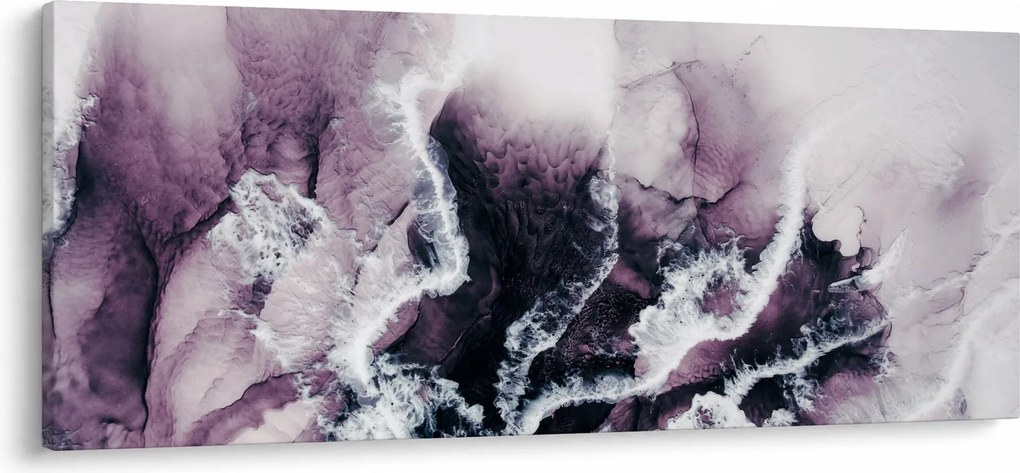 Obraz - Fialový mramor N⁰2 (120x50 cm)
