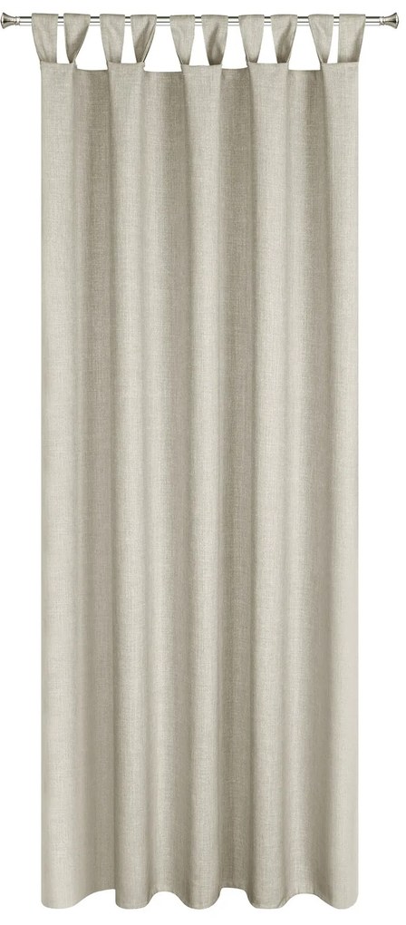 ZÁHRADNÝ VODEODOLNÝ ZÁVES NA PÚTKACH GARDEN 155X240 CM BÉŽOVÁ