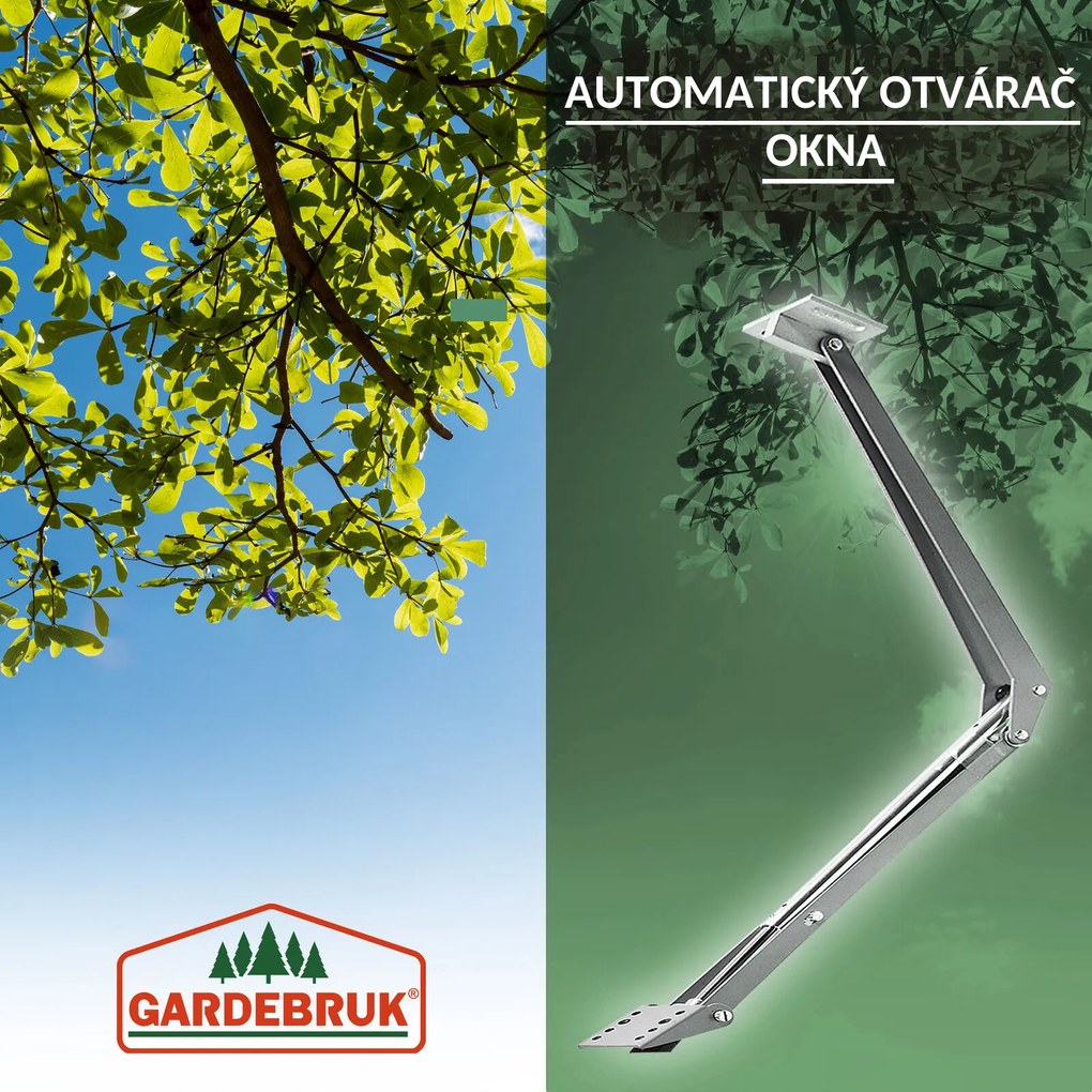 Automatický otvárač okien OPENER, max. 7,5kg Gardebruk