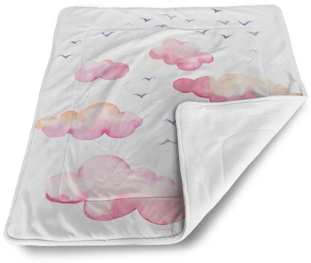 Sablio Deka pre bábätko Ružové mraky - 80x100 cm