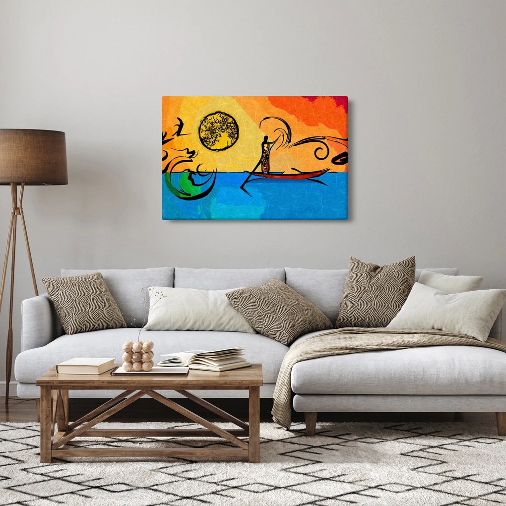 Obraz starovekej maľby (90x60 cm)