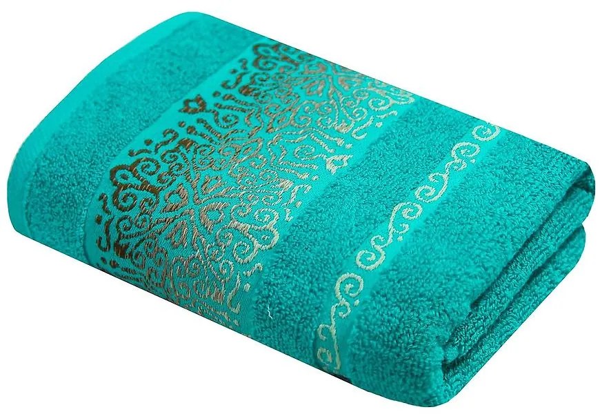 Uterák Arabesca 70x140 morská (500GSM)