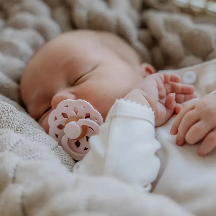 BIBS Boheme cumlíky, kaučuk 2ks - veľkosť 1 - Cloud Blush