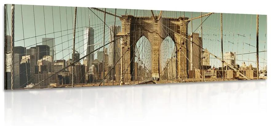 Obraz most Manhattan v New Yorku Varianta: 135x45