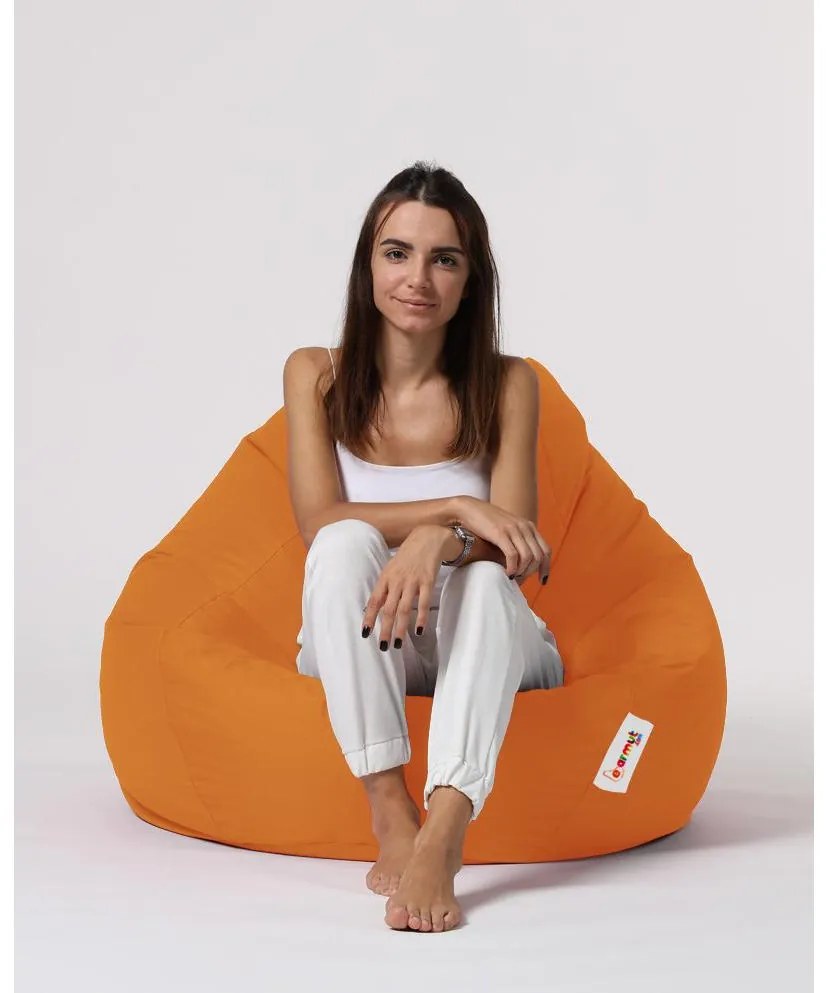 Sedací vak Parumleo XXL (oranžová). Vlastná spoľahlivá doprava až k Vám domov. 1101739
