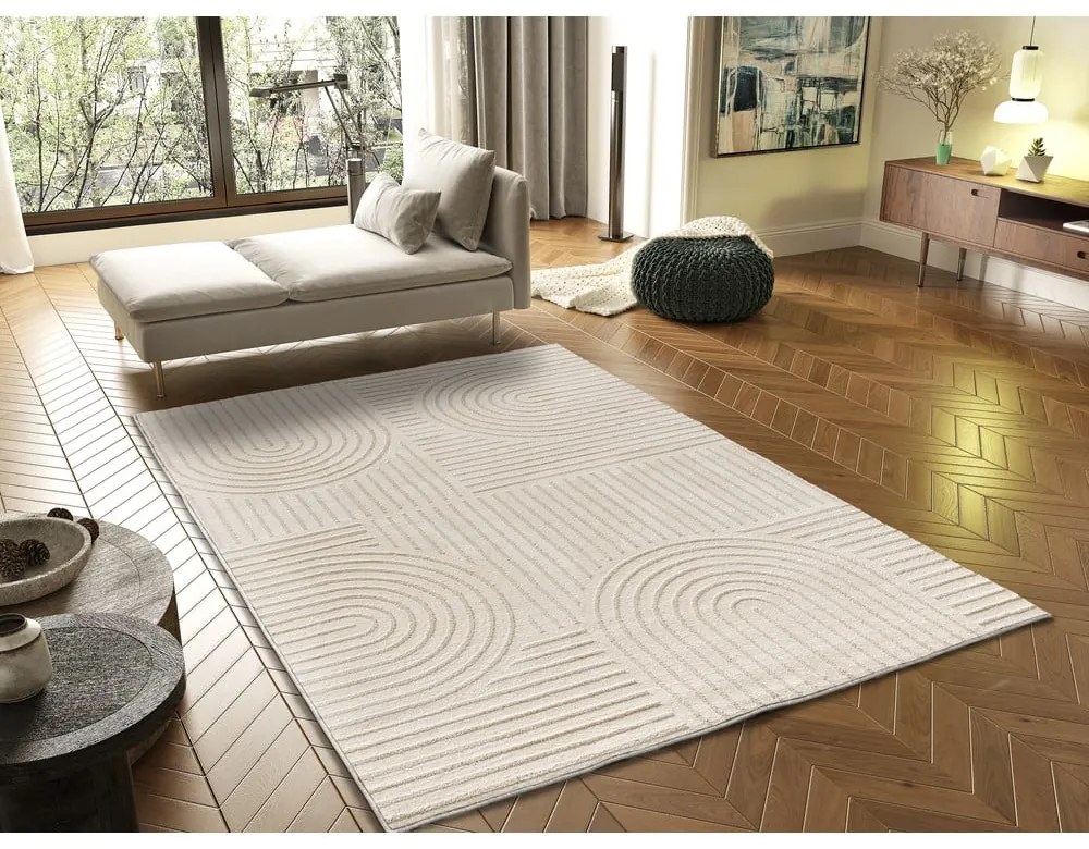Krémovobiely koberec 120x170 cm Verona – Universal