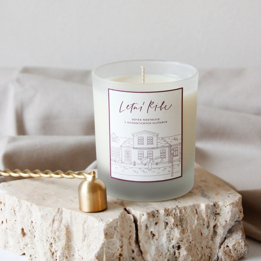 Bella Rose Ručne liata sójová sviečka Letní Ribe 220 g