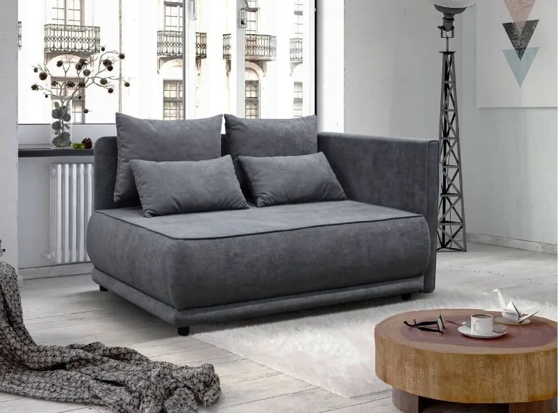 Rozkladacia pohovka PRIMO P-šedá