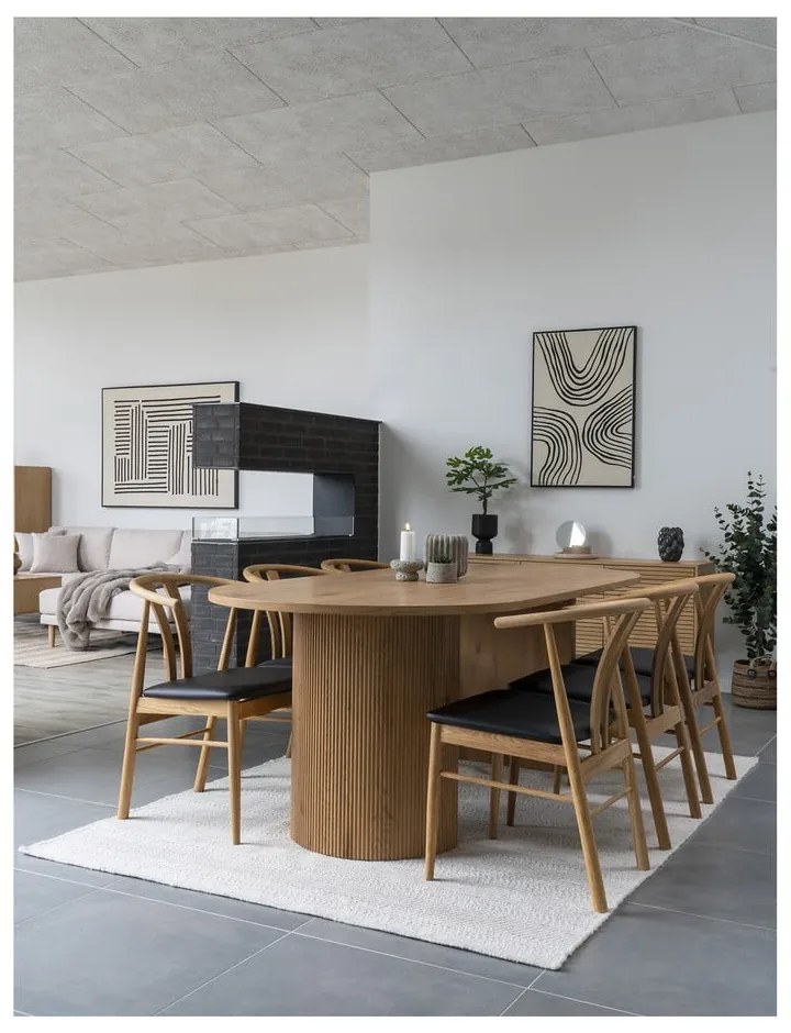 Jedálenský stôl v dekore topoľa 100x210 cm Boavista – House Nordic