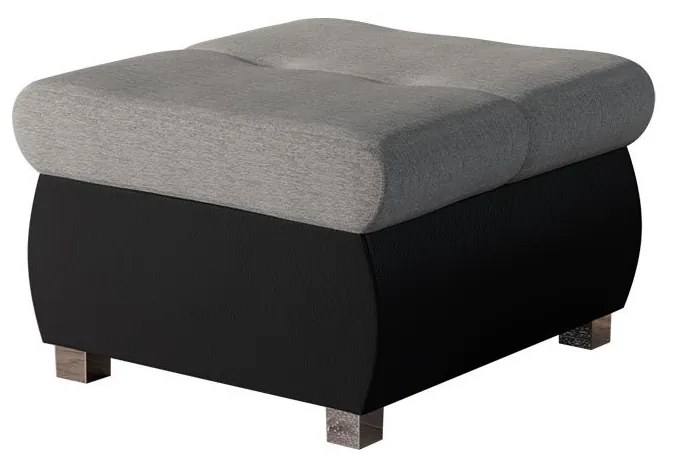 Taburetka Herkules malá, Dostupné poťahy: ekokoža Soft 017 (biela) + Magic velvet 2217