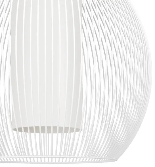 Eglo 900829 - Luster na lanku RAZONI 1xE27/40W/230V biela