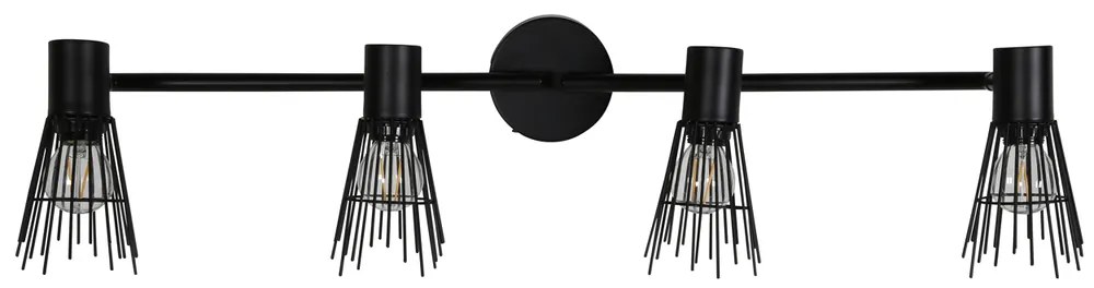 Dizajnová nástenná lampa PICO, čierna