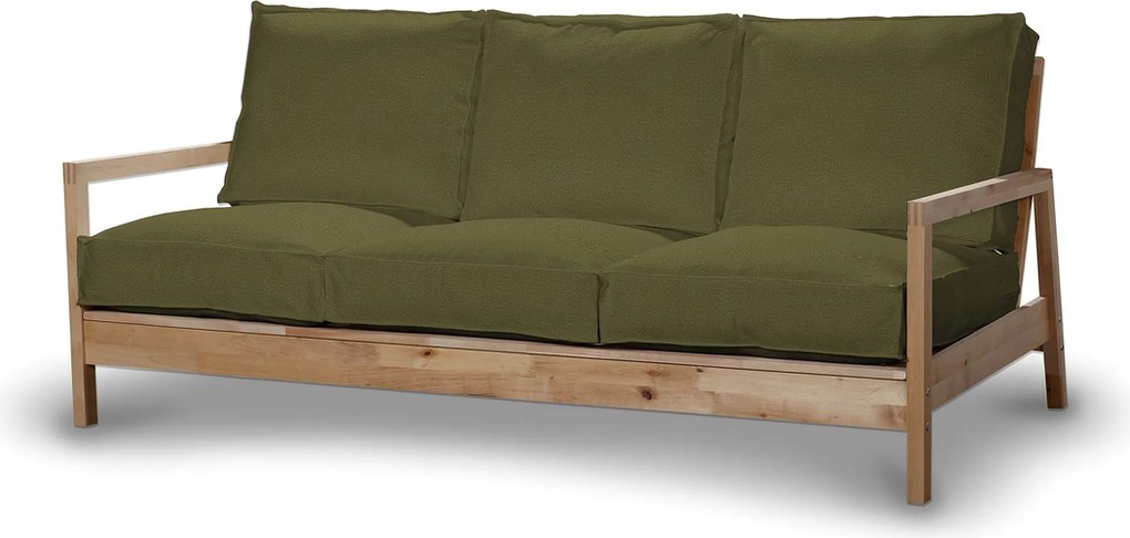 Poťah na sedačku Lillberg (nerozkladacia, pre 3 osoby) farba produktu zelená látka zapletaná