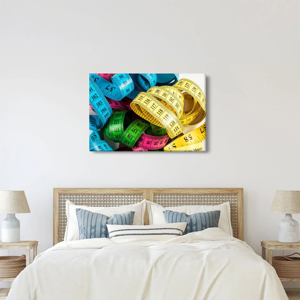 Obraz farebných metrov (90x60 cm)