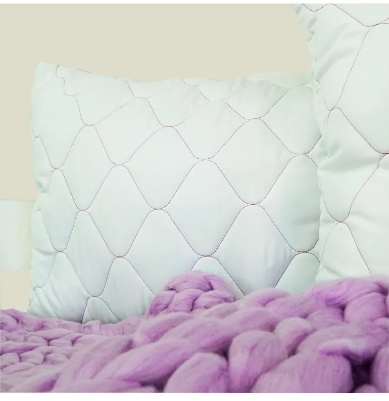 Levanduľový vankúš 50x70 antialergický prešívaný EMI, Vankúš 50x70 cm