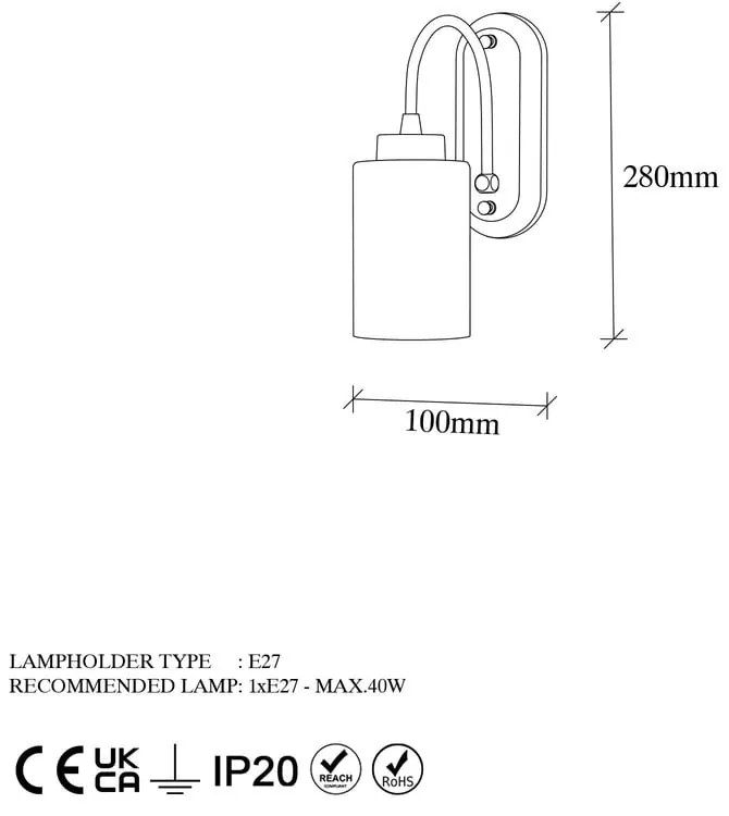 Nástenné svietidlo v zlatej farbe ø 10 cm Hemikilo – Opviq lights