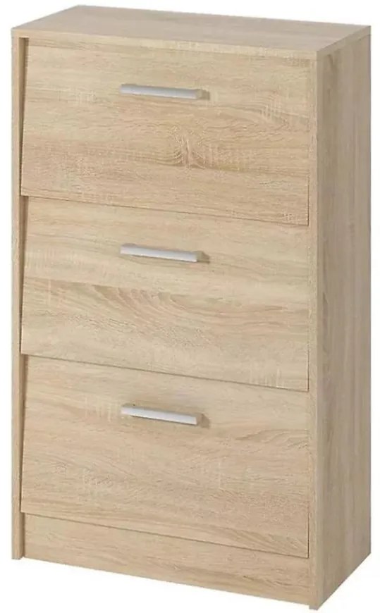 Skrinka na topánky 3m dub sonoma