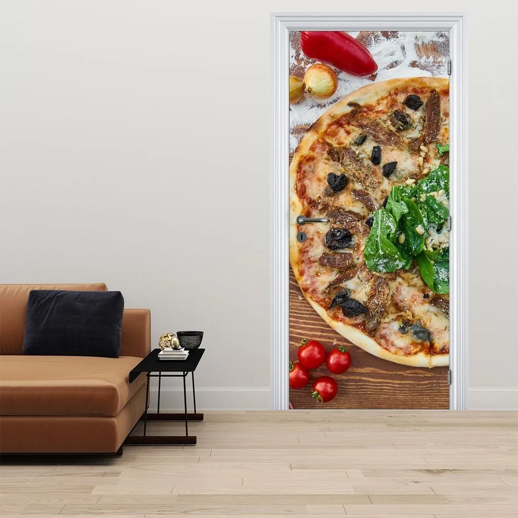 Fototapeta na dvere - Pizza (95x205cm)