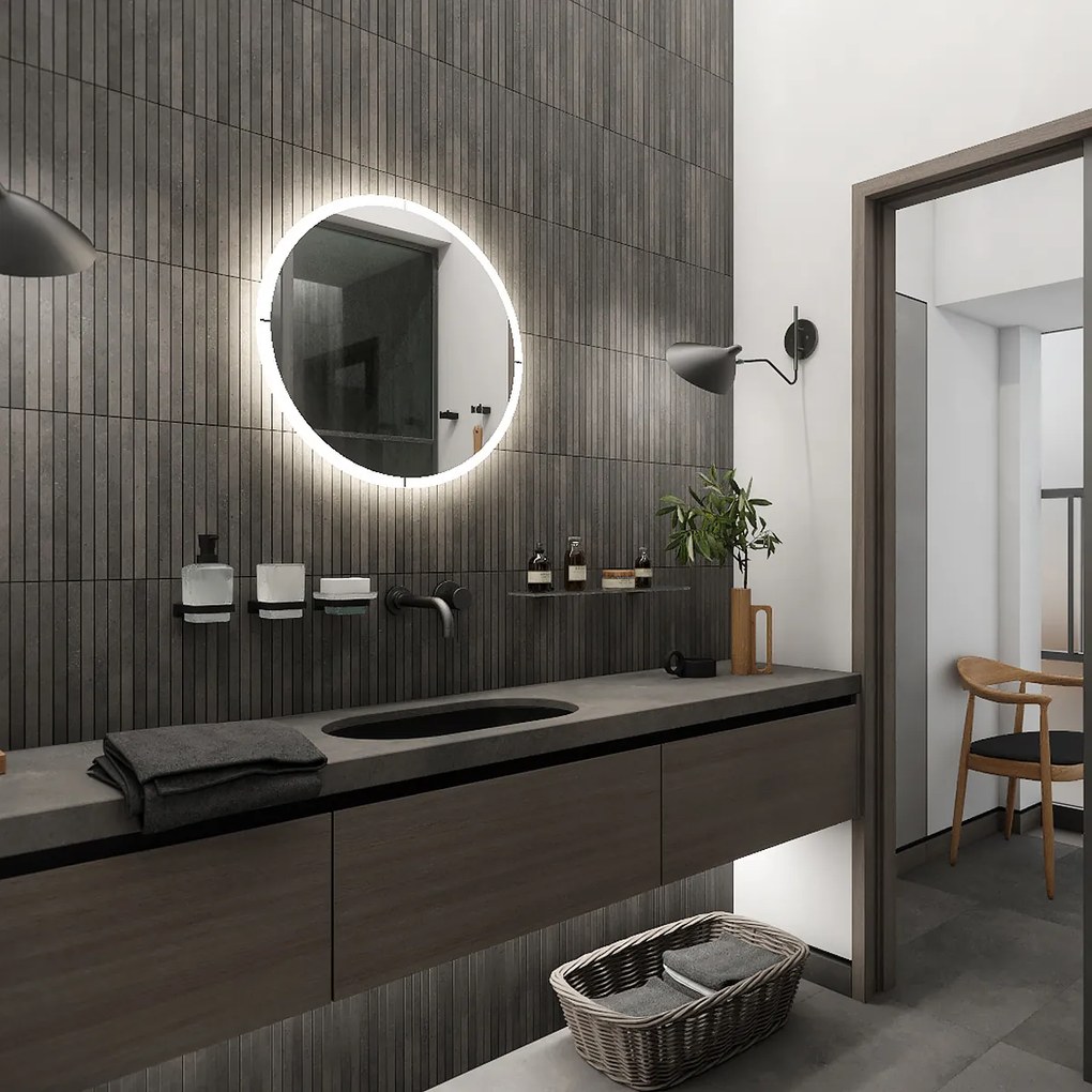 Nimco Okrúhle LED zrkadlo pr. 600 - ZP 24000R