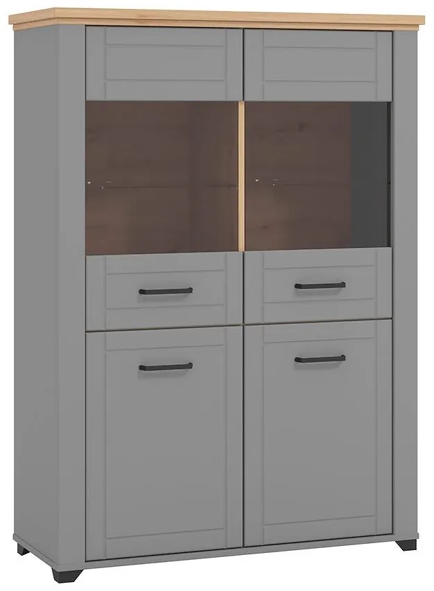 Vitrína Valencia 2k Grafit/Artisan 11011378