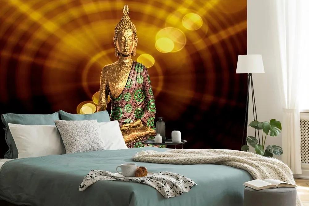 Tapeta socha Budhu s abstraktným pozadím - 450x300